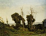 Henri-Joseph Harpignies Soir painting